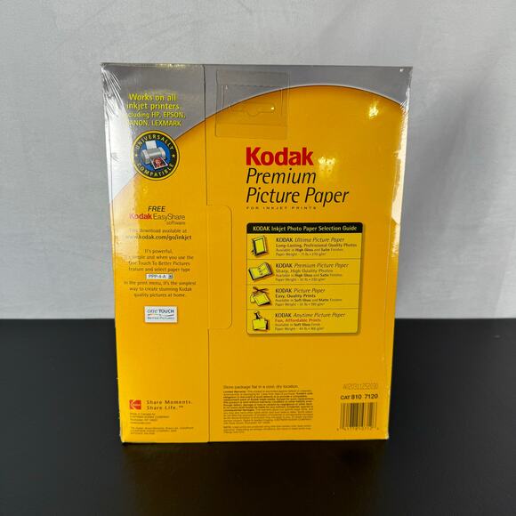 Kodak Premium Picture Paper NEW 15 Satin Sheets 8.5X11 - Picture 3 of 4